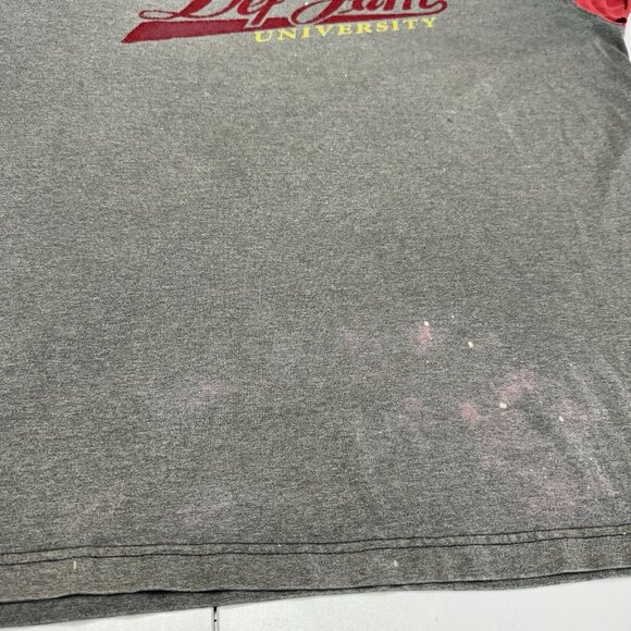 Vintage Def Jam University T Shirt Mens Large Gray Y2k Hip Hop - Picture 11 of 16